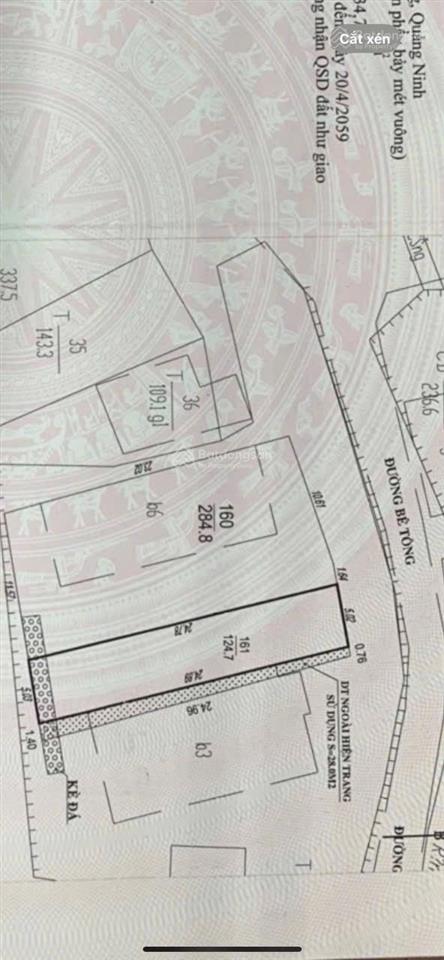 Chính chủ bán lô đất trung tâm khu du lịch bãi cháy hạ long. giá tốt
