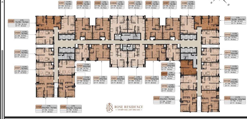 Cắt lỗ căn 2pn mã 19 | hoàng huy rose giá chỉ 2,6 tỷ giá cực tốt!