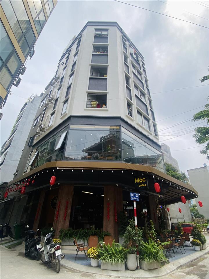 Căn góc phân lô vỉa hè 45m2 xây 7 tầng kinh doanh siêu đẹp, ngay chợ bông đỏ, ngô thì nhậm
