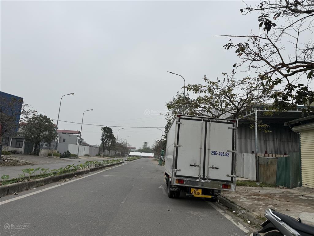 Bán đất khu tái định cư  tiên dược  mai đình  sóc sơn  80m2  mt 5m  2 làn đường siêu to