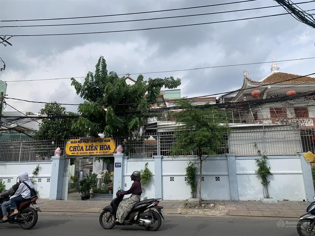 Bán đất hxh lê quang định, p.1 gò vấp  dt 8.2x25m (195m)  ngang khủng  chỉ 17 tỷ quá rẻ