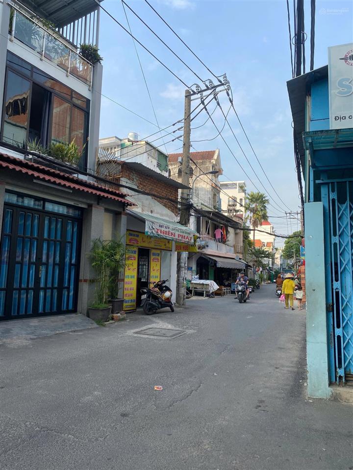 Bán đất tặng nhà quang trung p.8 gò vấp  dt 4,2x20m  khu dân cư đông đúc, tiện xây chdv giá 7 tỷ