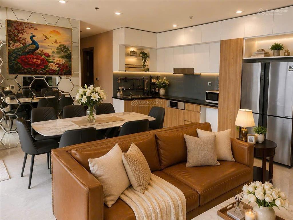 Cho thuê căn hộ vinhomes central park 2 phòng ngủ, full nội thất cao cấp