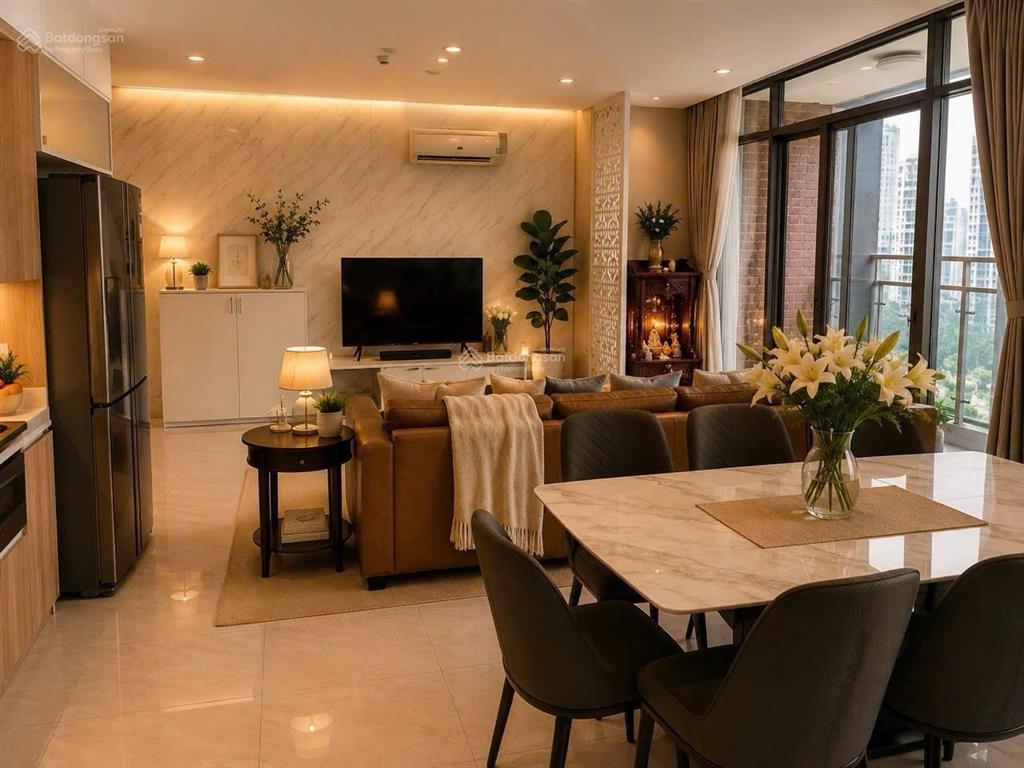 Cho thuê căn hộ vinhomes central park 2 phòng ngủ, full nội thất cao cấp