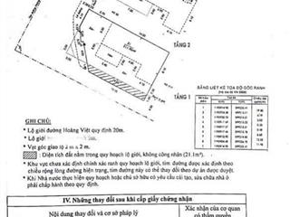 Hạ giá 10 tỷ! bán gấp góc 2mt hoàng việt, tân bình, (11mx20m), ctxd hầm + 7 tầng, giá bán 50 tỷ