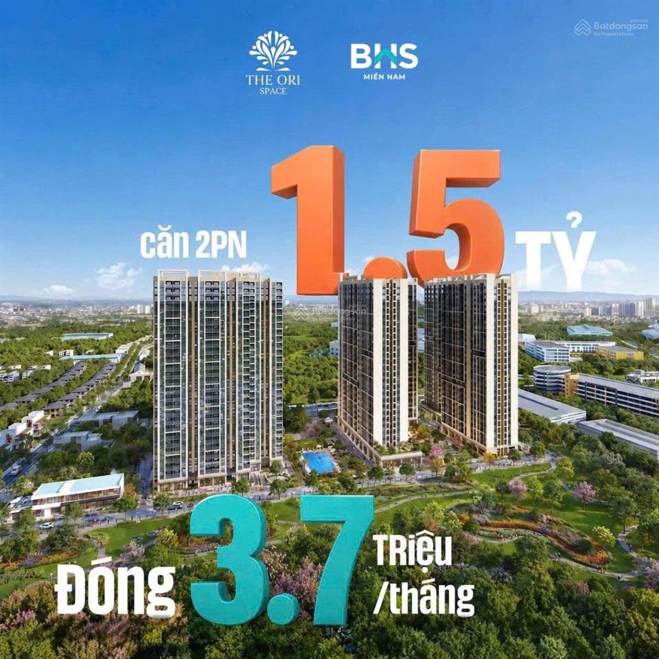 Với 130tr nhận căn hộ chung cư thương mại the ori  liền kề vinhomes hóc môn