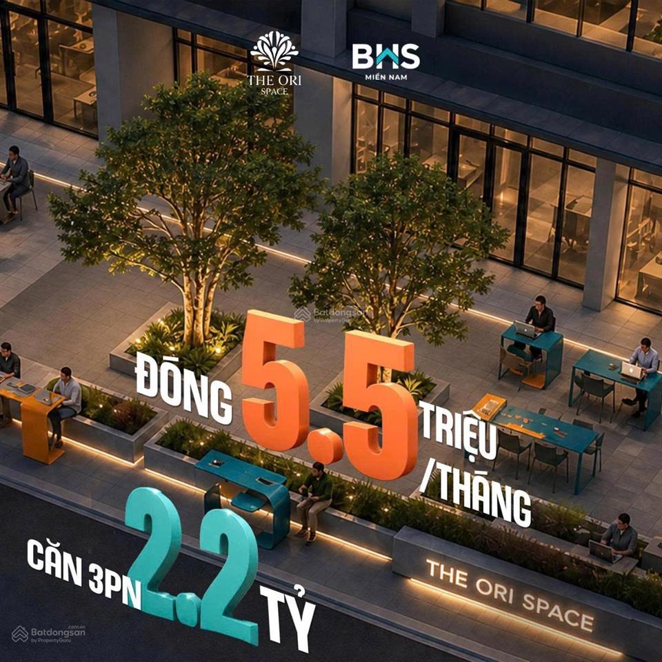 Với 130tr nhận căn hộ chung cư thương mại the ori  liền kề vinhomes hóc môn