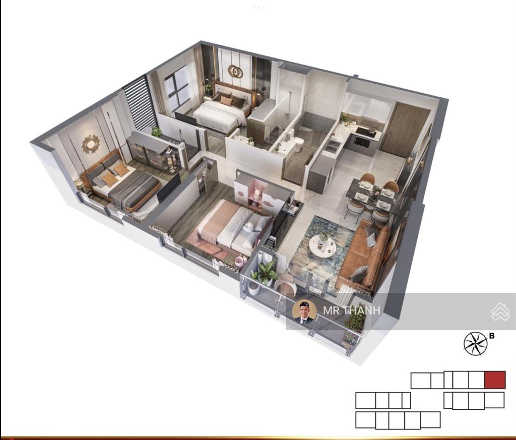 Giá hời solari! 2pn+ 69m2 trọn gói 3.7 tỷ all view nội khu nghỉ dưỡng. mua ở & đầu tư tuyệt đỉnh