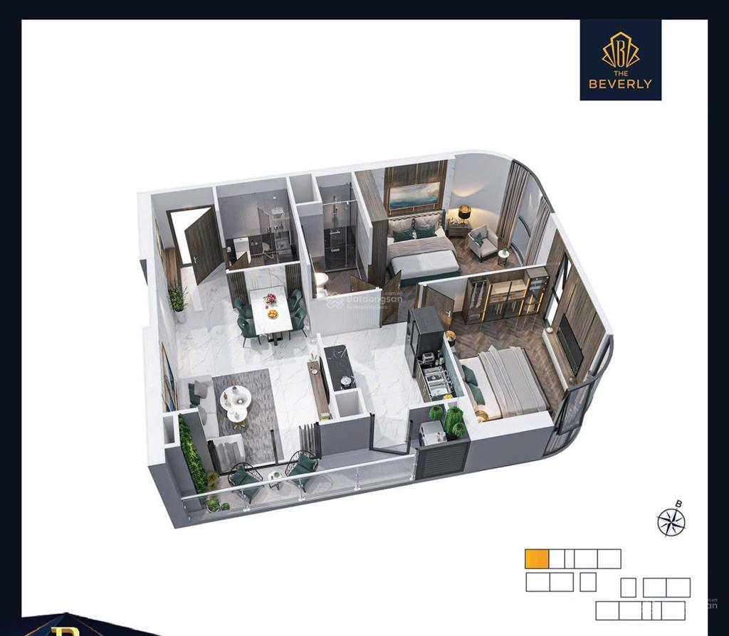 F1 chủ đầu tư bán căn góc 2pn 80m2 the beverly view sông vĩnh cửu. tt giãn 130 ngày, chỉ 4,7 tỷ