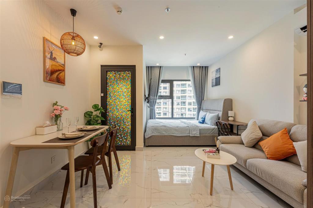 Bán căn studio, tòa bs7, beverly solarivinhomes quận 9, giá 1.850 tỷ, full nội thất, dòng tiền 9tr