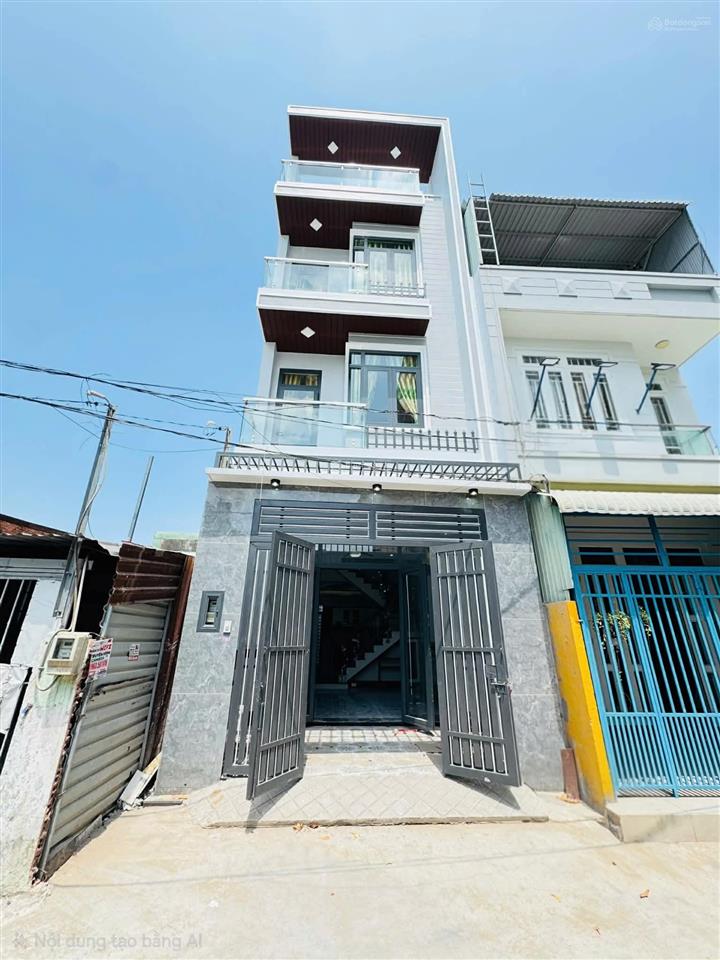 Nhà 4 tầng, hẻm xe hơi, ngay trường đại học tài chính marketing giá 6,6 tỷ/65m2