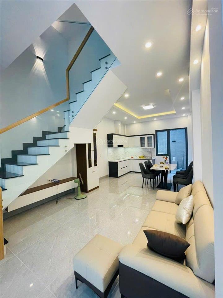 Bán nhà 4 tầng, hẻm xe hơi, 1 xẹc đường lò lu giá 6,89 tỷ/64m2
