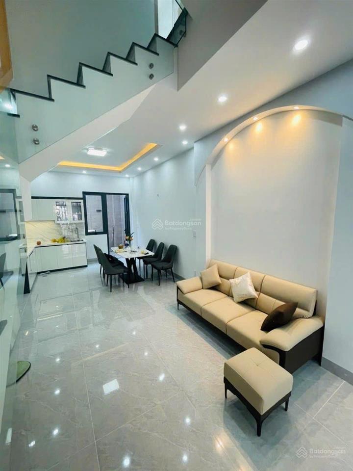Bán nhà 4 tầng, hẻm xe hơi, 1 xẹc đường lò lu giá 6,89 tỷ/64m2
