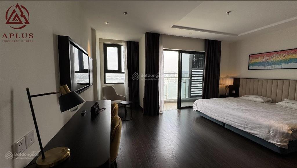 Chỉ với 2,3 tỷ sở hữu căn hộ studio tầng trung view trực diện biển xem pháo hoa full tháng