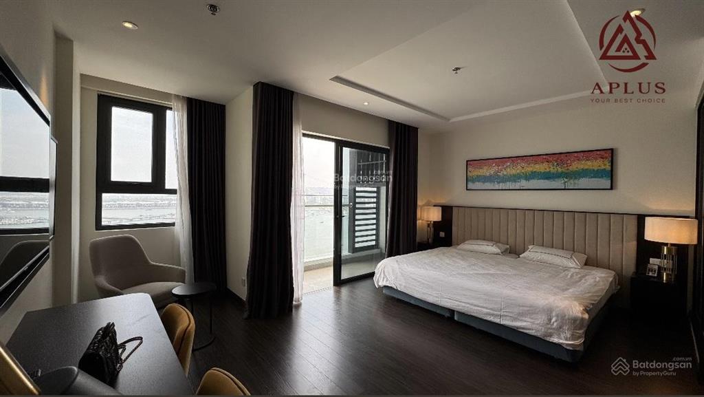 Chỉ với 2,3 tỷ sở hữu căn hộ studio tầng trung view trực diện biển xem pháo hoa full tháng
