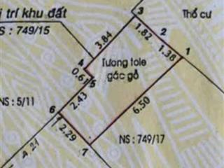 Nhà ngay công viên tầm vu (bình thạnh)  diện tích nhỏ giá 2,65 tỷ. sổ hồng liền tay