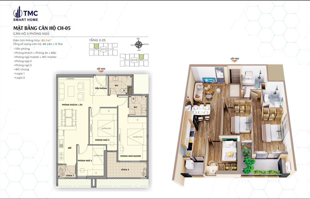 Cắt lỗ do không đủ tiền vào căn hộ 2n siêu đẹp tại dự án tmc