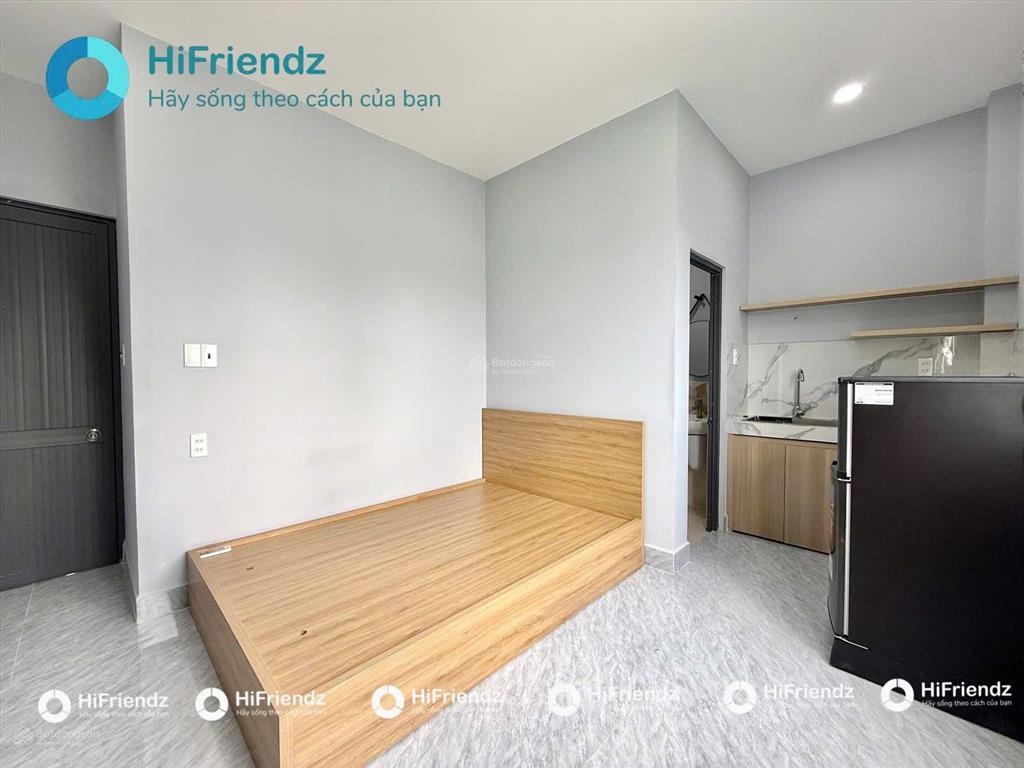 Giảm 50% tiền phòng  studio sẵn nội thất ngay gần đh văn lang