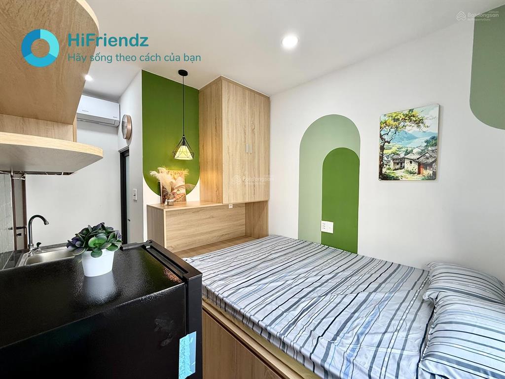 Tặng 399k khi chốt  chỉ 3tr3 studio full nội thất gần đh công nghiệp