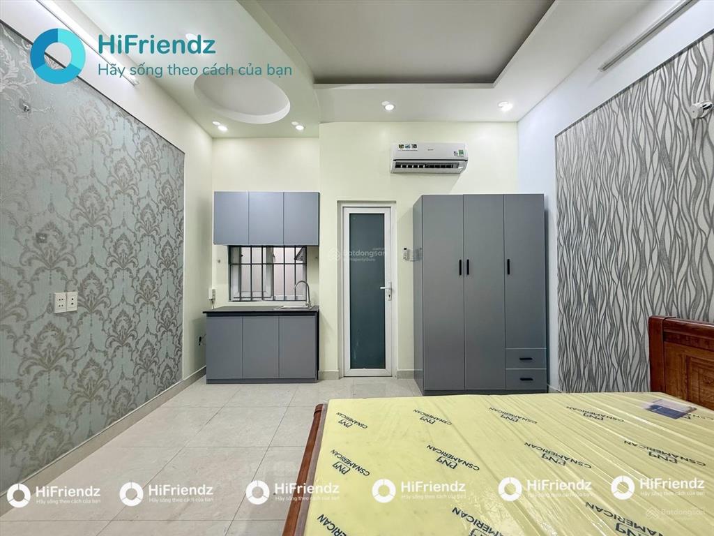 Phòng studio full nội thất mới xây ngay dương quảng hàm gần đh văn lang
