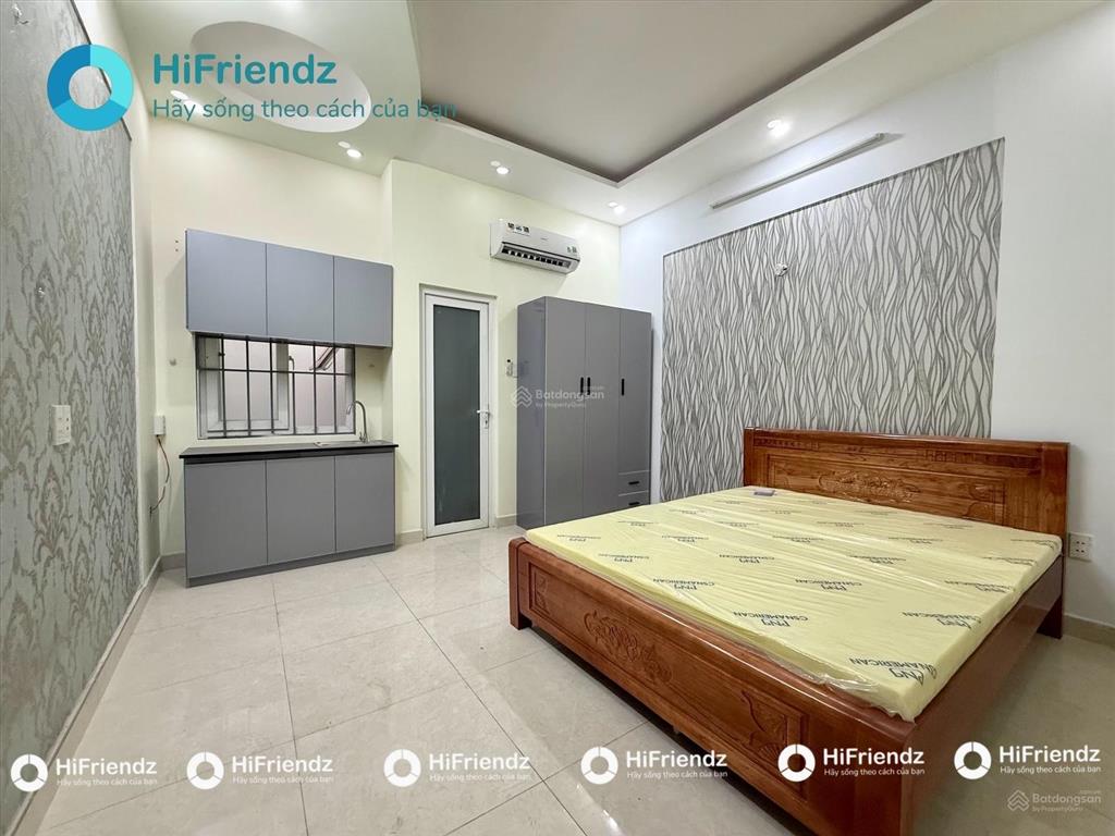 Phòng studio full nội thất mới xây ngay dương quảng hàm gần đh văn lang