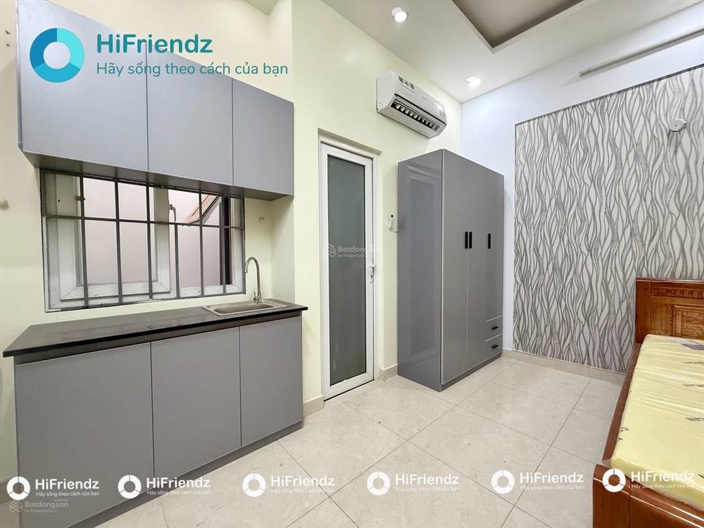 Phòng studio full nội thất mới xây ngay dương quảng hàm gần đh văn lang