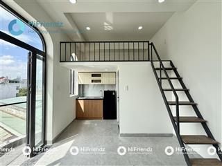Tặng voucher 200k  duplex ban công full nội thất mới xây