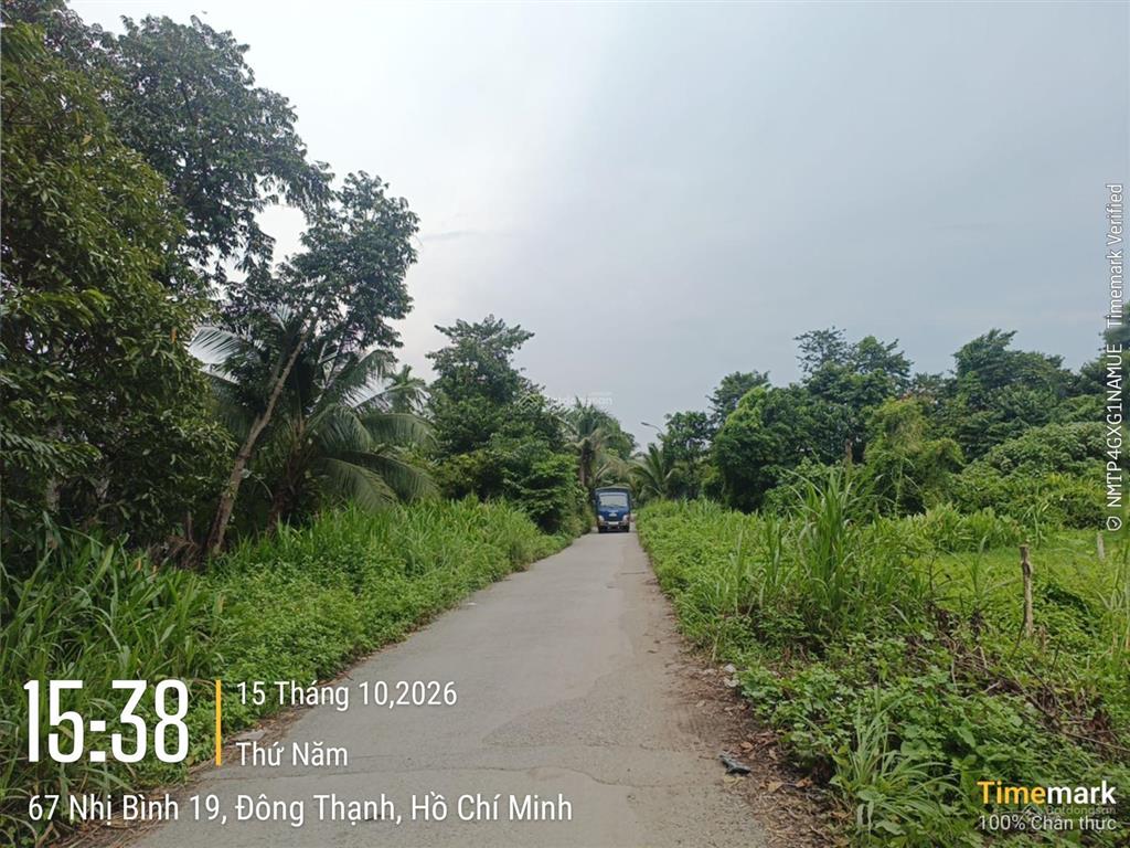 Bán đất xã nhị bình  đông thạnh  hóc môn
