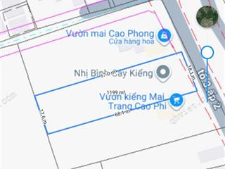 Bán đất xã nhị bình  đông thạnh hóc môn