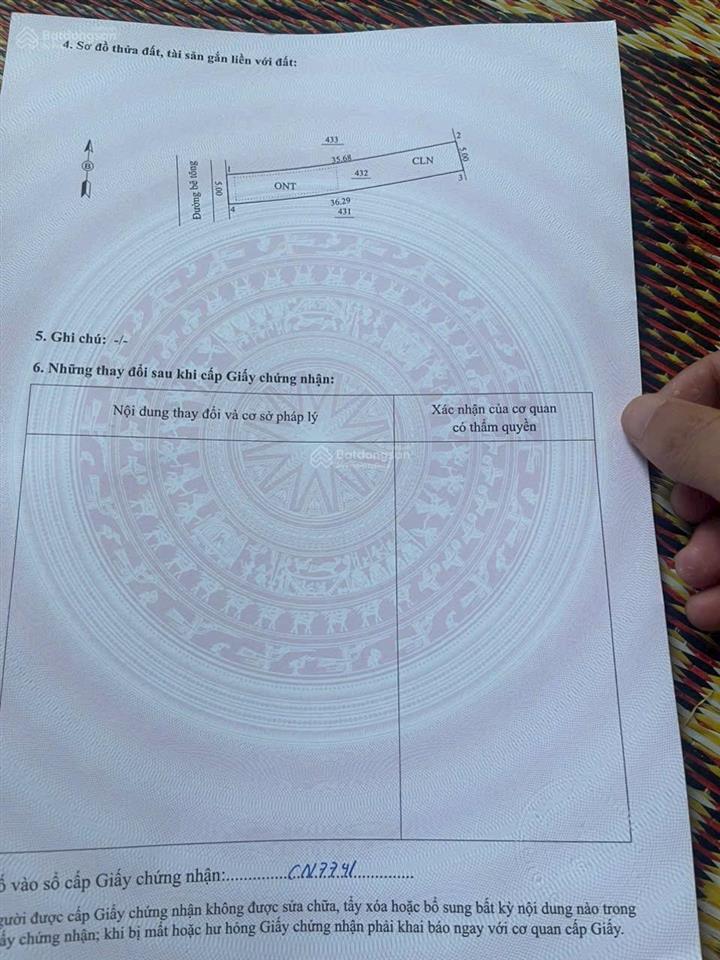 Bán đất tại xã hòa sơn, huyện lương sơn, hòa bình, diện tích 180m2  giá ưu đãi, uy tín