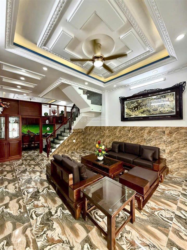 Nhà đẹp sang trọng 3 tầng  sàn 171m2  ngang 6,5m  hoàn công đầy đủ