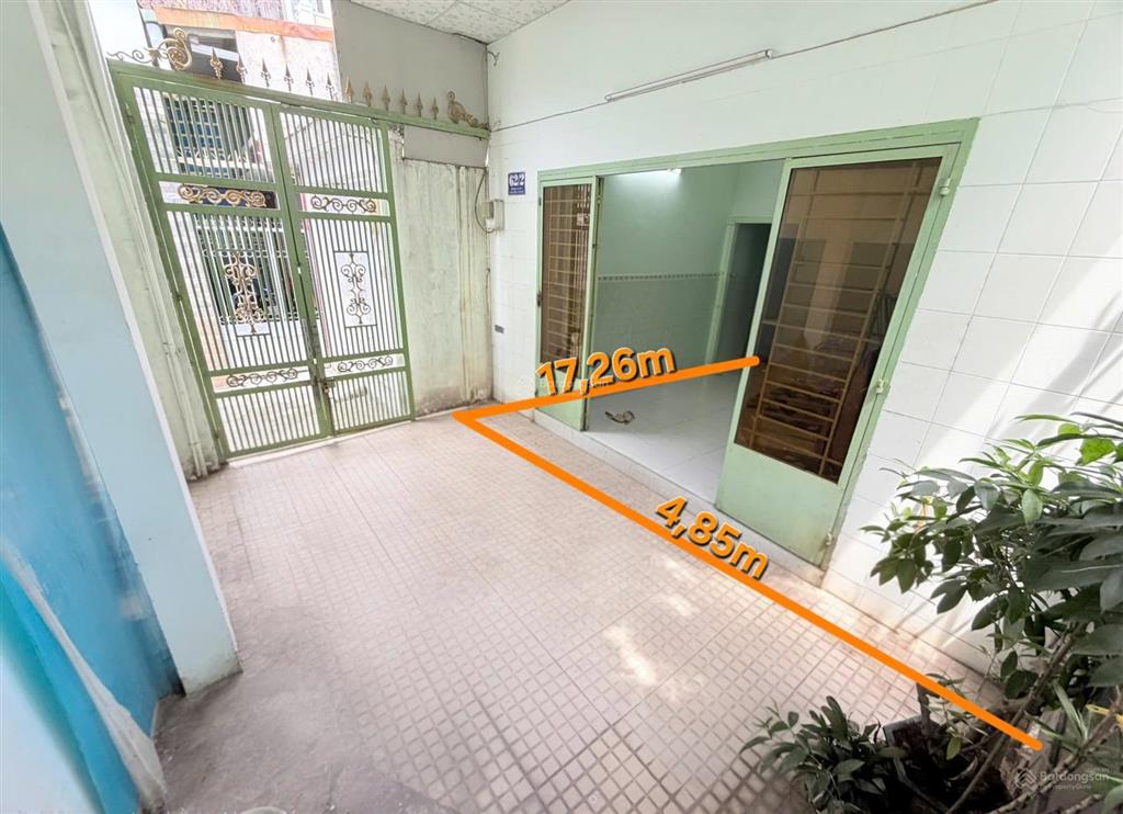 Nhà thanh lý  dt 85,39m2  kdc hiện hữu  hướng đn thoáng mát