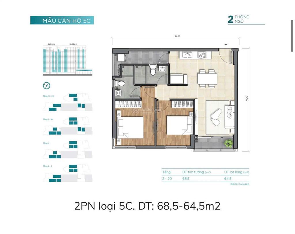 Căn tốt nhất dự án 2pn2wc 5tỷ7, sổ sẵn công chứng ngay
