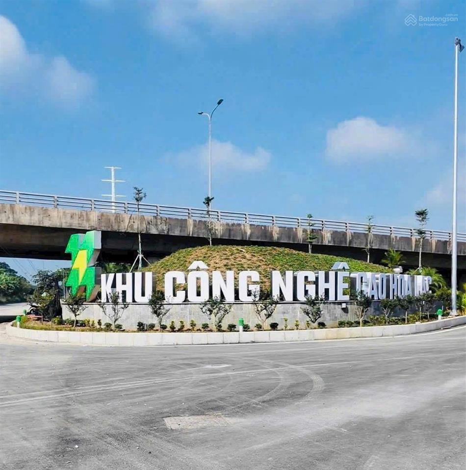 Hc11. chỉ 2.3tỷ sở hữu ngay đất 106.8m2 full thổ cư gần trung tâm hòa lạc