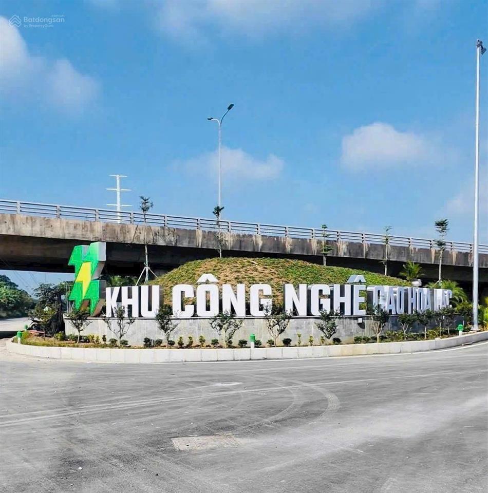 Hc13. đất cổ đông 104.5m² gần đhqg hòa lạc mt 5m, đường thông, giá chỉ 3.117 tỷ