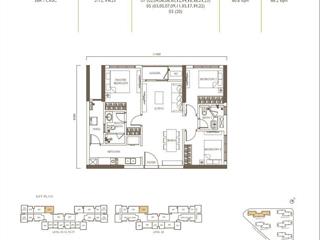 Bán gấp 3n2 81m2 giá 6.8 tỷ bao phí tòa s1 84tr/m2 giá tốt