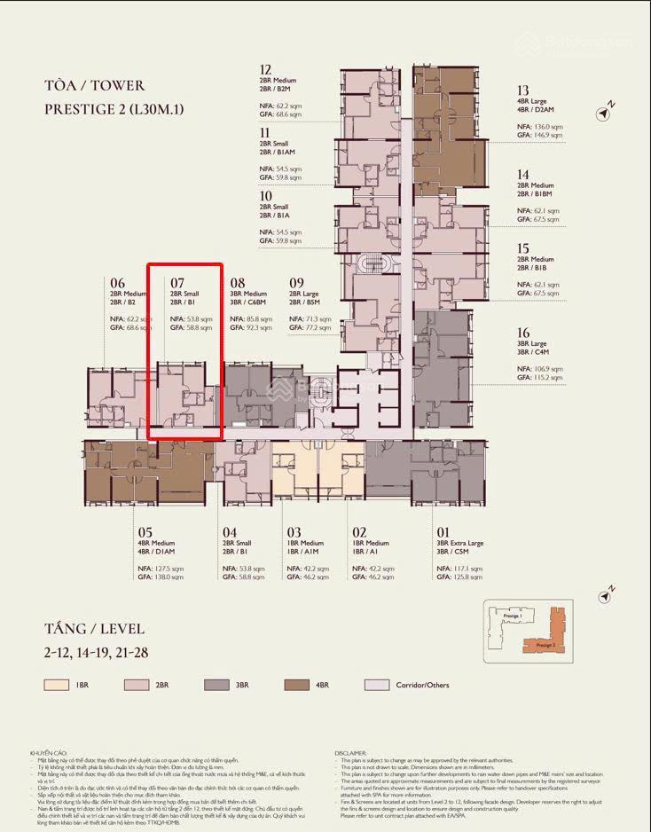 Chỉ 4.8 tỷ căn 54m2 2n2 tòa p2 lumi hà nội