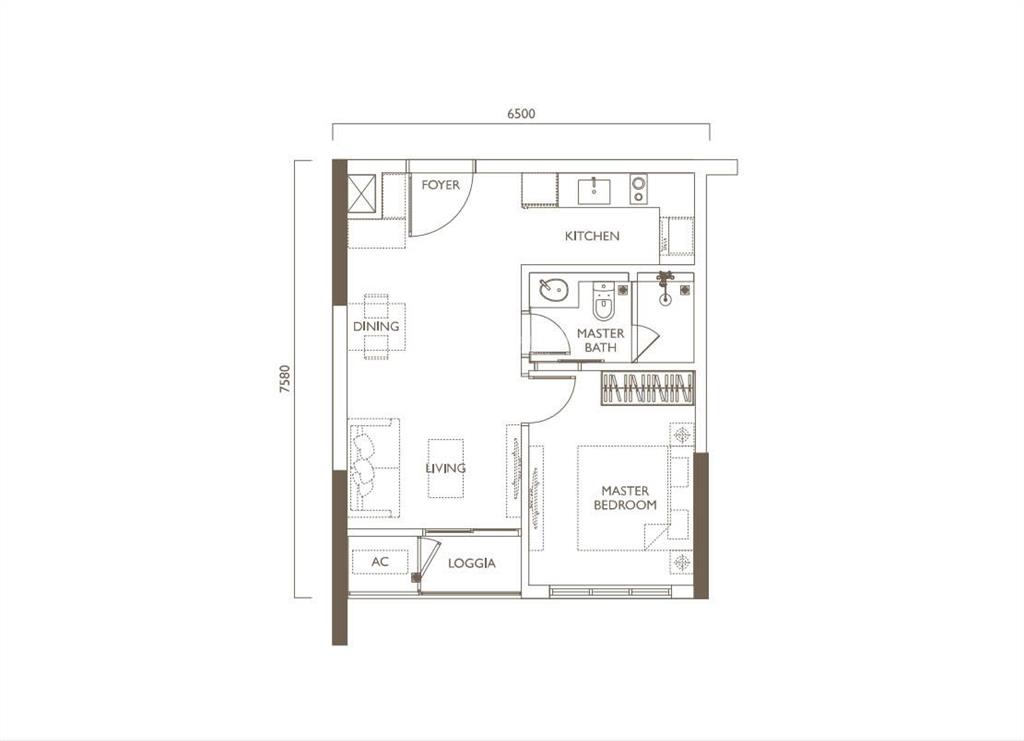 Siêu phẩm 1pn toà s6 tầng đẹp giá 3.8 tỷ hướng đông nam view bể bơi
