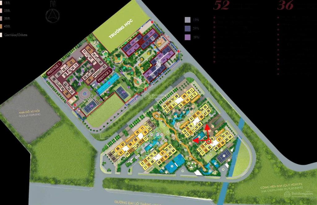 3.8 tỷ 54m2 view nội khu tầng siêu đẹp ạ