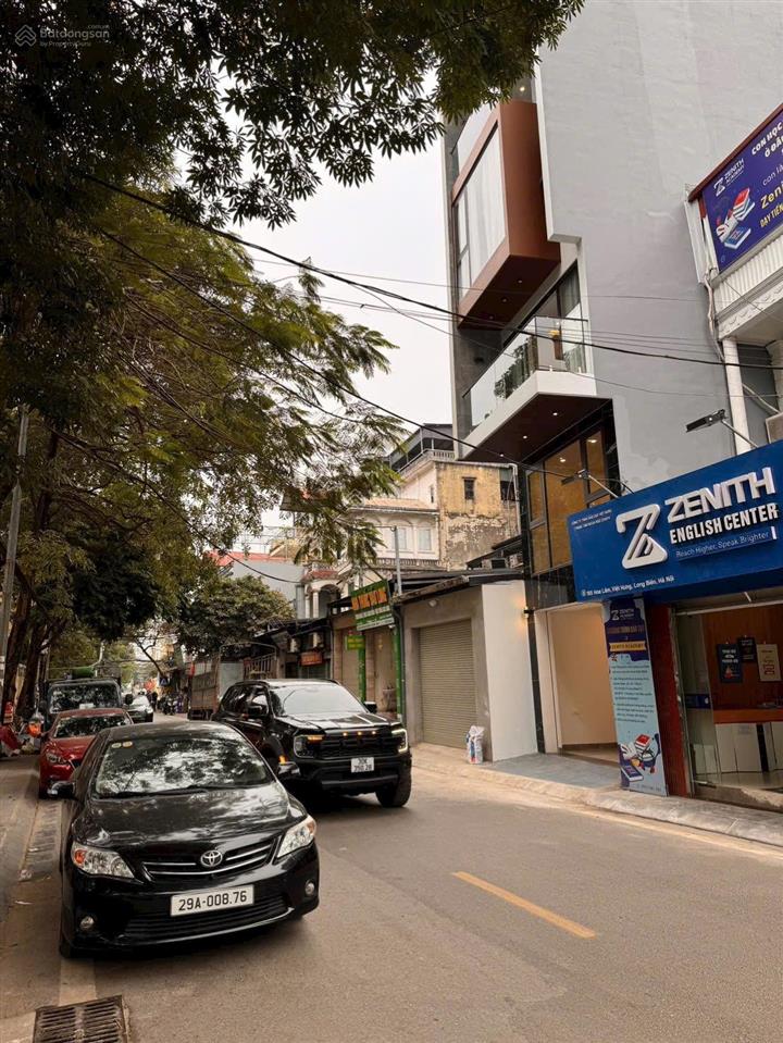 Nhà mặt phố hồng tiến dt 155 mét, nhà 3 tầng kiên cố, mt 6 mét, hậu 8,5 mét giá 66 tỷ kinh doanh