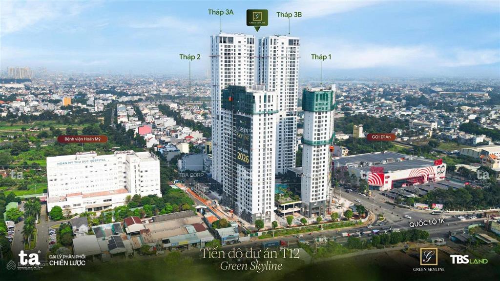 Green skyline căn hộ 2pn giá đã vat