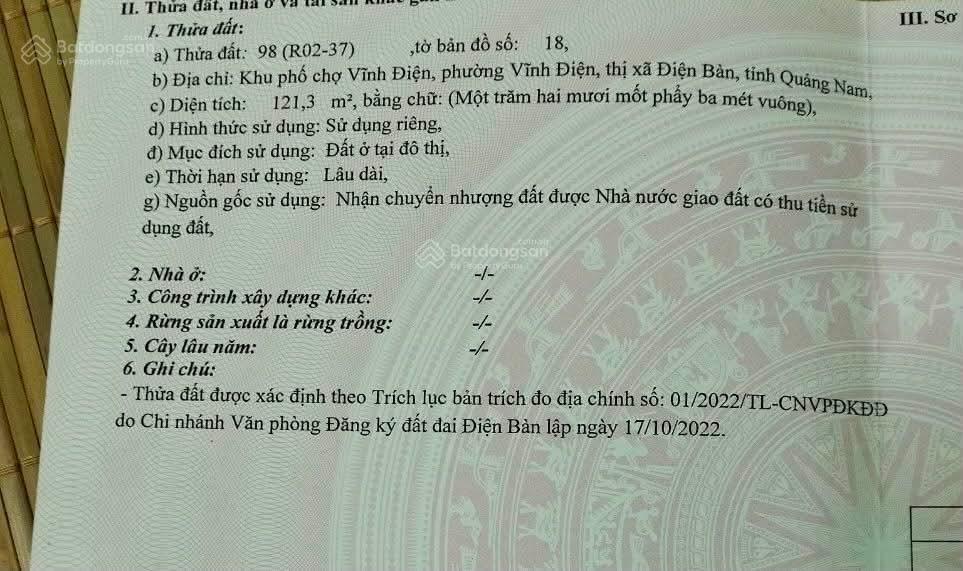 Cần tiền bán sụp hầm lô khu phố chợ vĩnh điện