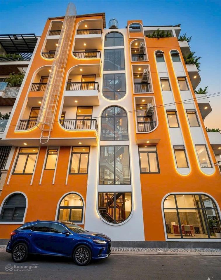 Bán tòa nhà chdv đường ung văn khiêm  13x20m  7 tầng  75 phòng  hđt 350 triệu  giá 43 tỷ