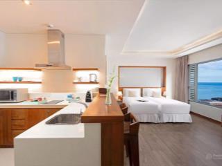 Bán căn 1pn view biển, tầng cao full nội thất, sổ đỏ sẵn công chứng ngay