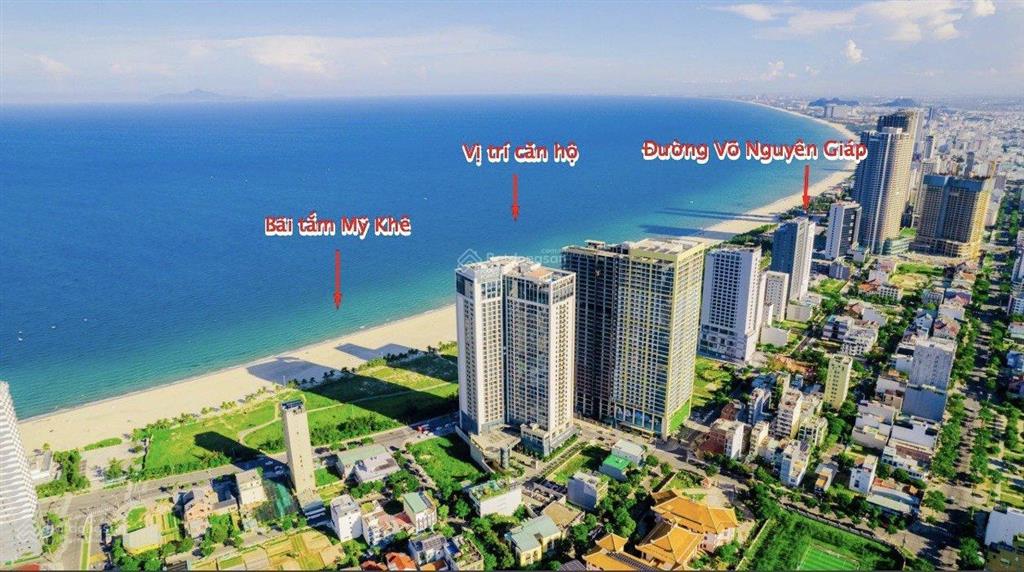 Căn góc 2pn tầng cao đẹp nhất dự án, view biển mỹ khê, full nội thất cao cấp, sở hữu lâu dài