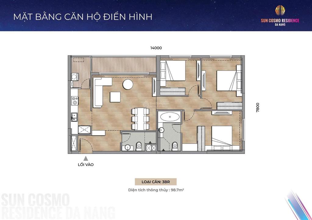 Căn góc 3pn tầng cao view sông và biển, giá cực tốt, sẵn sàng ở ngay