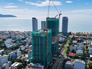 Bán gấp căn góc hoa hậu 2pn tầng cao view trực diện biển + bán đảo sơn trà, hỗ trợ vay 70%