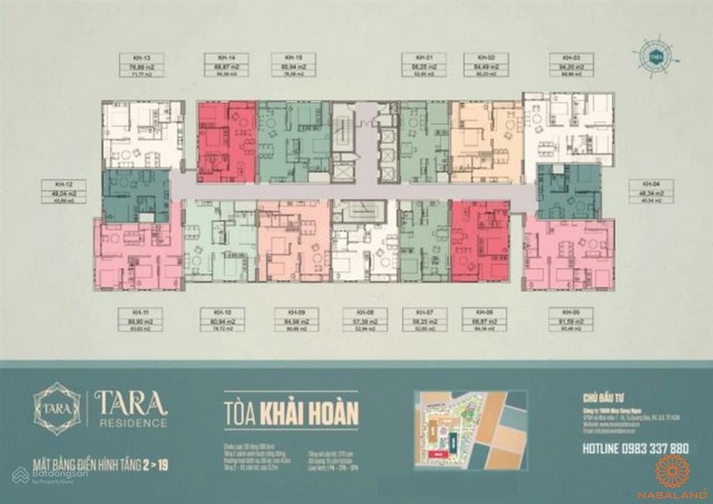 Bán căn hộ 2pn 71m2 cc tara residence  đã có sổ hồng