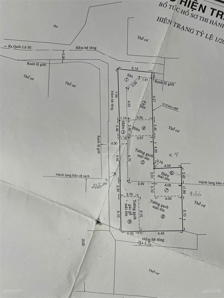 Bán căn nhà trong ấp 2 xã phong phú  sát trung tâm thể thao thành long 160m2 3,1 tỷ
