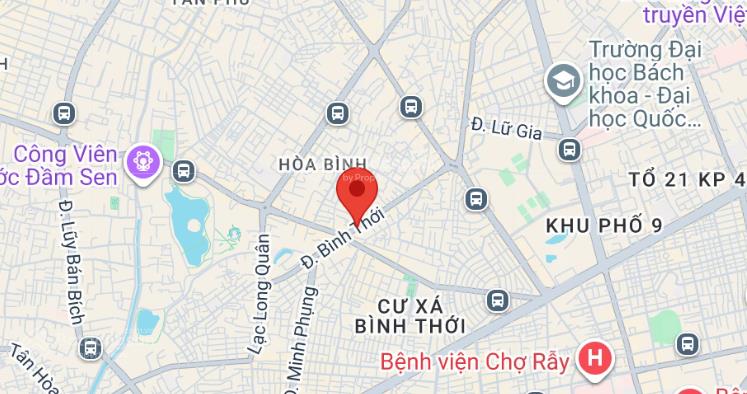 Vòng xoay lê đại hành, bình thới q11, 56m2, nở hậu ngang 5.6m, dài 15m, 3 tầng btct, 4pn